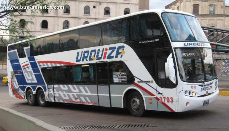 Mercedes-Benz O 500 RSD - Busscar Panorámico DD (en Argentina) - Urquiza
GGX 257

Urquiza, interno 3703
