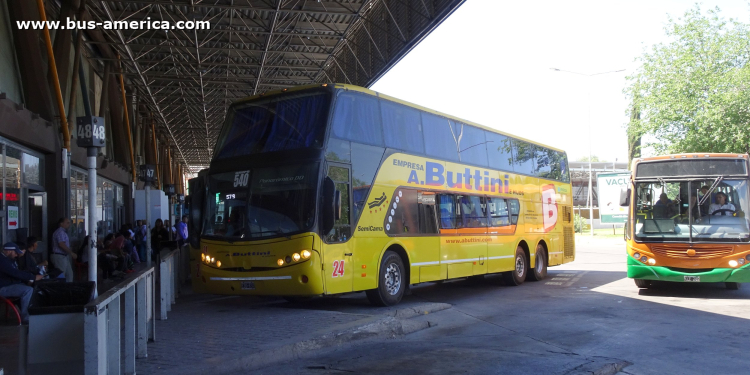 Volvo B12R - Busscar Panorámico DD (en Argentina) - Buttini
EZU 634
[url=https://bus-america.com/galeria/displayimage.php?pid=61321]https://bus-america.com/galeria/displayimage.php?pid=61321[/url]

Línea 579 (Prov. Mendoza), interno 24
