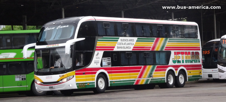 Scania K 380 - Comil Campeone DD (en Argentina) - Jet Mar , Marilao
NQW 688

Línea 274 (Prov.Buenos Aires), interno 9220
