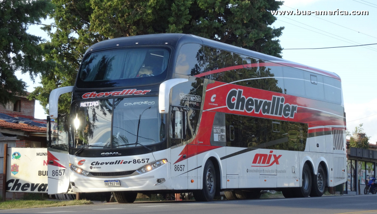 Scania K 400 B - Comil Campione DD (en Argentina) - Chevallier
AA 963 BB
[url=https://bus-america.com/galeria/displayimage.php?pid=58937]https://bus-america.com/galeria/displayimage.php?pid=58937[/url]

Chevallier, interno 8657
