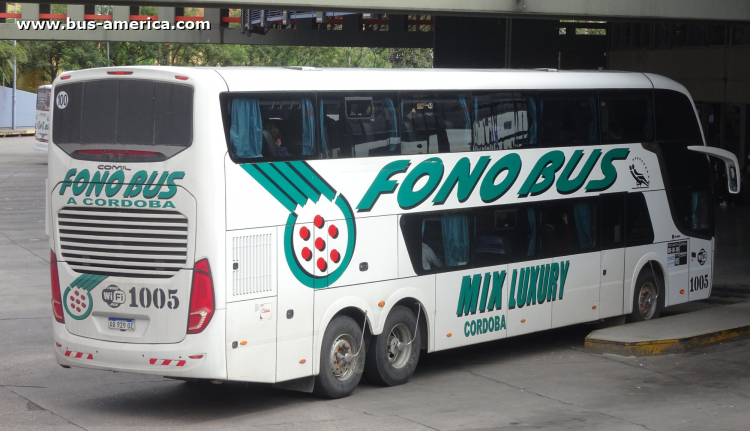 Scania K 400 B - Comil Campione Invictus DD (en Argentina) - Fono Bus
AB 929 OZ

Fono Bus, interno 1005
