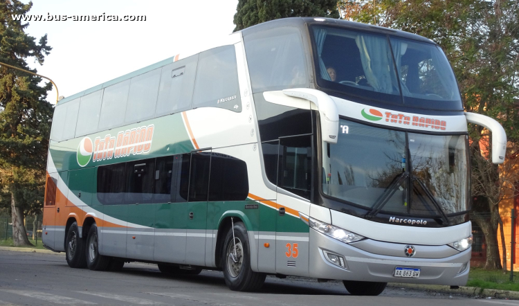 Mercedes-Benz O 500 RSD - Marcopolo G7 Paradiso 1800 DD (en Argentina) - TATA Rápido
AA 863 GW
[url=https://bus-america.com/galeria/displayimage.php?pid=61685]https://bus-america.com/galeria/displayimage.php?pid=61685[/url]
[url=https://bus-america.com/galeria/displayimage.php?pid=61686]https://bus-america.com/galeria/displayimage.php?pid=61686[/url]
[url=https://bus-america.com/galeria/displayimage.php?pid=61687]https://bus-america.com/galeria/displayimage.php?pid=61687[/url]
[url=https://bus-america.com/galeria/displayimage.php?pid=61688]https://bus-america.com/galeria/displayimage.php?pid=61688[/url]

C.P. 107 (Prov. Santa Fe), interno 35
