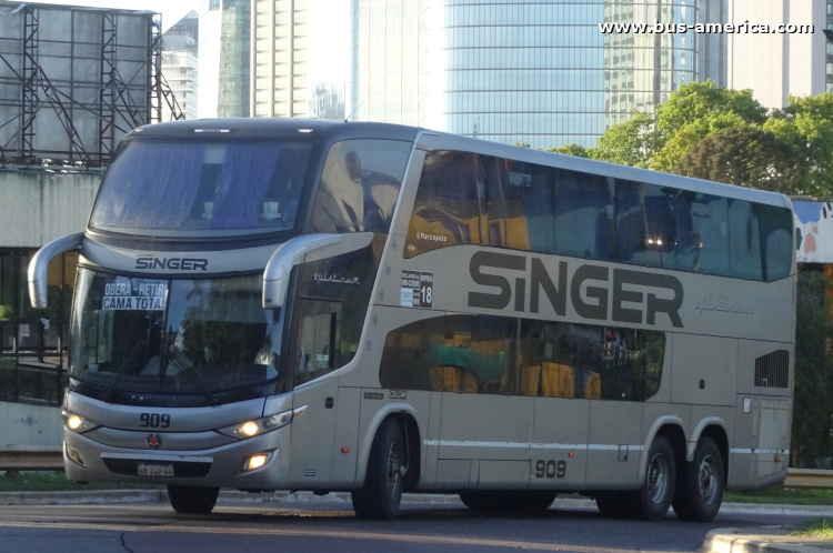 Mercedes-Benz O 500 RSD - Marcopolo G7 Paradiso 1800 DD (en Argentina) - Exp.Singer
AB 369 UA
[url=https://bus-america.com/galeria/displayimage.php?pid=70839]https://bus-america.com/galeria/displayimage.php?pid=70839[/url]

Exp.Singer, interno 909
Línea Buenos Aires-Oberá
Servicio cama total, del año 2023
