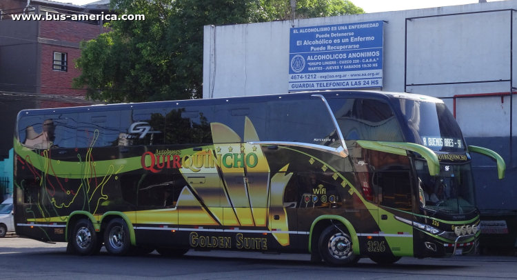 Mercedes-Benz O 500 RSD - Marcopolo Paradiso New G7 1800 DD (para Bolivia) - Quirquincho
4795 DTY
[url=https://bus-america.com/galeria/displayimage.php?pid=69746]https://bus-america.com/galeria/displayimage.php?pid=69746[/url]

Quirquincho, unidad 326
