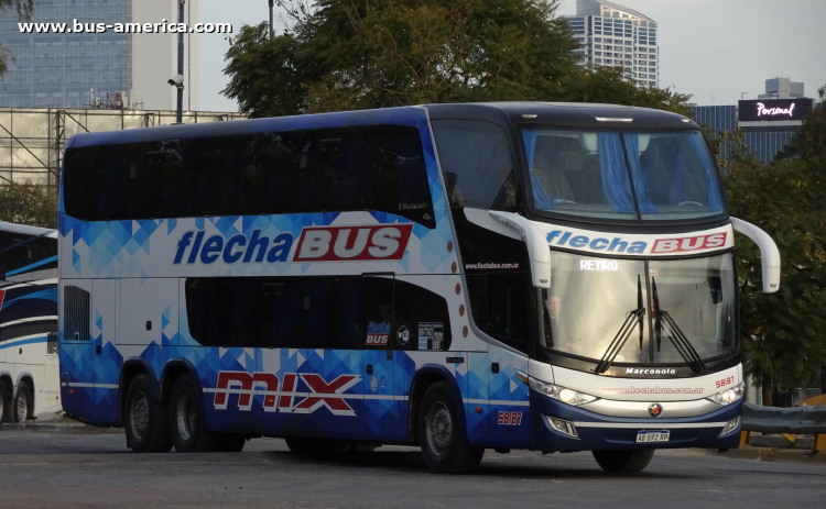 Mercedes-Benz O 500 RSD - Marcopolo G7 Paradiso 1800 DD (en Argentina) - Flecha Bus
AB 092 RP

Flecha Bus, interno 58187
