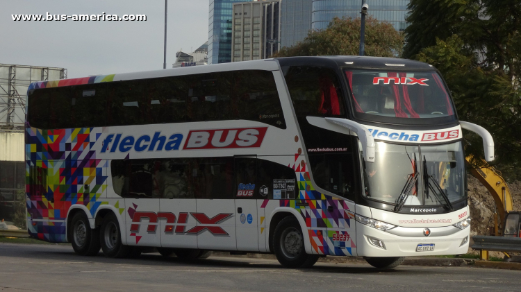 Mercedes-Benz O 500 RSD - Marcopolo G7 Paradiso 1800 DD (en Argentina) - Flecha Bus
AC 092 VA
[url=https://bus-america.com/galeria/displayimage.php?pid=55675]https://bus-america.com/galeria/displayimage.php?pid=55675[/url]

Flecha Bus, interno 58237
