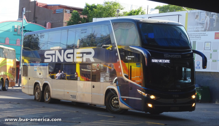 Mercedes-Benz O-500 RSD - Marcopolo Paradiso 1800 DD G7 (en Argentina) - Expreso Singer
AA 641 KH
[url=https://bus-america.com/galeria/displayimage.php?pid=58818]https://bus-america.com/galeria/displayimage.php?pid=58818[/url]

Singer, interno 788
