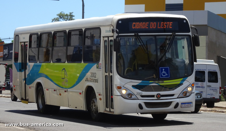Mercedes-Benz OF 1418 - Marcopolo Torino - Cidade Verde
EJZ-4B76 - ex placa EJZ-4176

Linha 09-06437-0 (internacional Brasil & Paraguay), unidad 25302
Ex linha 643 (Cascavel), unidad 114
