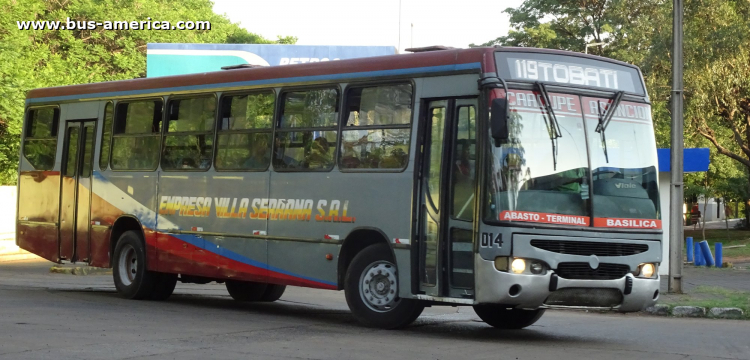 Mercedes-Benz OF 1721 - Marcopolo Viale (en Paraguay) - Villa Serrana
BPY 563

Línea 119 (Asunción), interno 014
