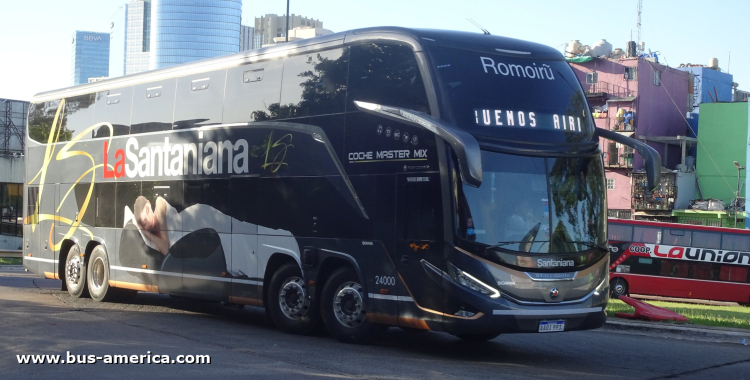 Scania K - Marcopolo G8 Paradiso 1800 DD (para Paraguay) - La Santaniana
AAOI 991
[url=https://bus-america.com/galeria/displayimage.php?pid=65734]https://bus-america.com/galeria/displayimage.php?pid=65734[/url]

La Santaniana, unidad 24000
