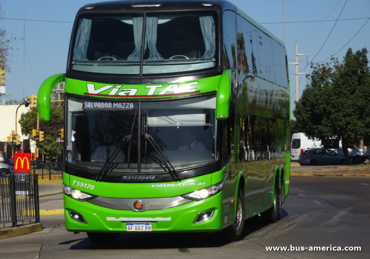 Scania K400B - Marcopolo New G7 Paradiso 1800 DD (en Argentina) - Via TAC
AF 002 RH

Vía TAC, interno V59170
