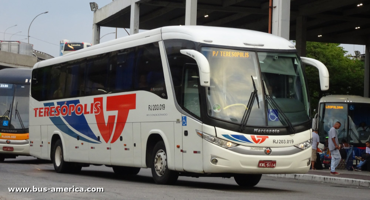 Scania K 310 IB - Marcopolo G7 Paradiso 1050 - Teresopolis
KWL-5114

Viaçao Teresopolis (Estado Rio de Janeiro), unidad RJ 203.019
