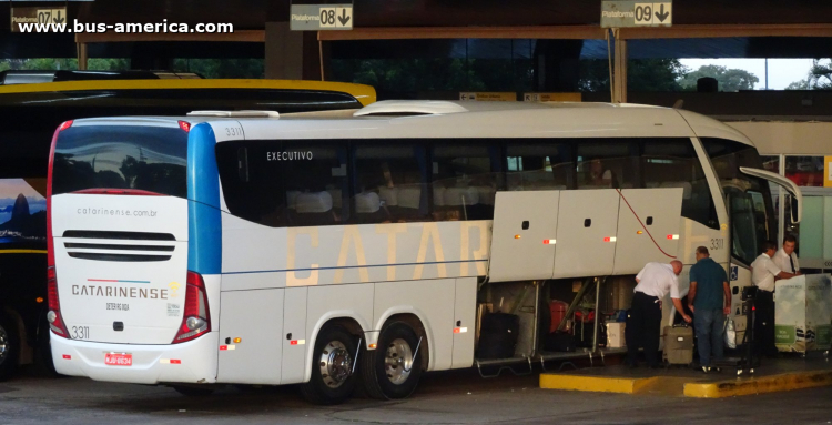 Scania K 380 IB - Marcopolo G7 Paradiso 1200 - Catarinense
MJU-8634
[url=https://bus-america.com/galeria/displayimage.php?pid=53115]https://bus-america.com/galeria/displayimage.php?pid=53115[/url]

Catarinense, unidad 3311
