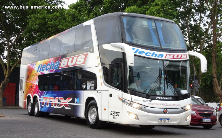 Scania K 400 B - Marcopolo G7 Paradiso 1800 DD (en Argentina) - Flecha Bus
AA 941 LY
[url=https://bus-america.com/galeria/displayimage.php?pid=57561]https://bus-america.com/galeria/displayimage.php?pid=57561[/url]

Flecha Bus, interno 58157
