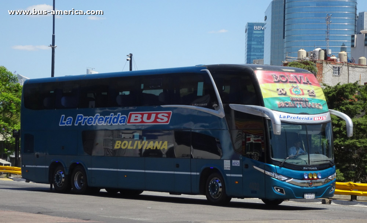 Scania K 410 B - Marcopolo G7 Paradiso 1800 DD (para Bolivia) - La Preferida Bus
4401 KCA
[url=https://bus-america.com/galeria/displayimage.php?pid=59970]https://bus-america.com/galeria/displayimage.php?pid=59970[/url]
[url=https://bus-america.com/galeria/displayimage.php?pid=59972]https://bus-america.com/galeria/displayimage.php?pid=59972[/url]
[url=https://bus-america.com/galeria/displayimage.php?pid=59973]https://bus-america.com/galeria/displayimage.php?pid=59973[/url]

La Preferida Bus, unidad 4022
