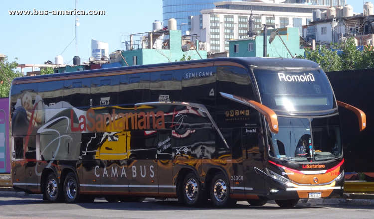Scania K 410 - Marcopolo G8 Paradiso 1800 DD (para Paraguay) - La Santaniana
AAXU 512
[url=https://bus-america.com/galeria/displayimage.php?pid=70112]https://bus-america.com/galeria/displayimage.php?pid=70112[/url]
[url=https://bus-america.com/galeria/displayimage.php?pid=70113]https://bus-america.com/galeria/displayimage.php?pid=70113[/url]

La Santaniana, unidad 26300
