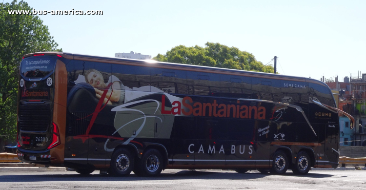 Scania K 410 - Marcopolo G8 Paradiso 1800 DD (para Paraguay) - La Santaniana
AAXU 512
[url=https://bus-america.com/galeria/displayimage.php?pid=70112]https://bus-america.com/galeria/displayimage.php?pid=70112[/url]
[url=https://bus-america.com/galeria/displayimage.php?pid=70114]https://bus-america.com/galeria/displayimage.php?pid=70114[/url]

La Santaniana, unidad 26300
