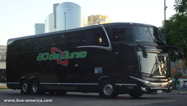 Scania K 440 B - Marcopolo New G7 Paradiso 1800 DD (en Argentina) - 20 de Junio
AF 149 IU
[url=https://bus-america.com/galeria/displayimage.php?pid=61779]https://bus-america.com/galeria/displayimage.php?pid=61779[/url]

20 de Junio, interno 9559
