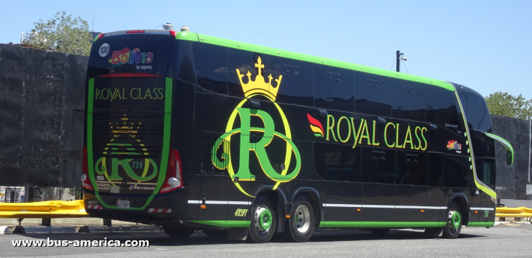 Volvo B430R - Marcopolo G7 Paradiso 1800 DD (para Bolivia) - Royal Class
4712 HPT
[url=https://bus-america.com/galeria/displayimage.php?pid=60542]https://bus-america.com/galeria/displayimage.php?pid=60542[/url]
[url=https://bus-america.com/galeria/displayimage.php?pid=60543]https://bus-america.com/galeria/displayimage.php?pid=60543[/url]
[url=https://bus-america.com/galeria/displayimage.php?pid=60544]https://bus-america.com/galeria/displayimage.php?pid=60544[/url]

Royal Class, interno 730

