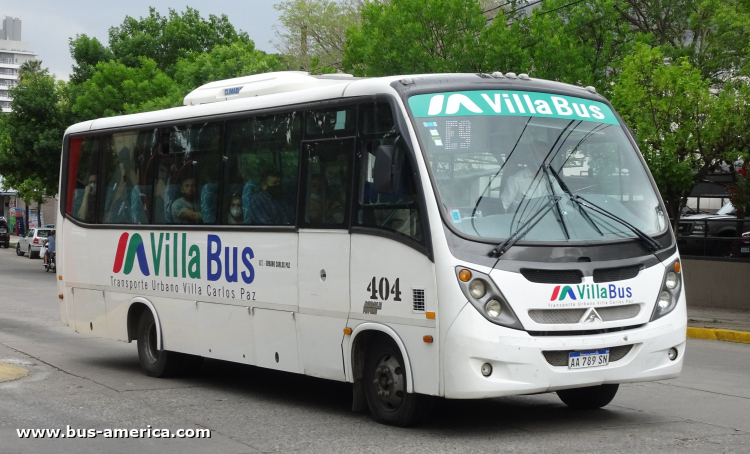 Agrale MA 8.5 - Saldivia Aries 305 - Villa Bus
AA 789 SN
[url=https://bus-america.com/galeria/displayimage.php?pid=54978]https://bus-america.com/galeria/displayimage.php?pid=54978[/url]

Línea E9 (Villa Carlos Paz), interno 404 [desde octubre 2020]
Ex Car Cor (Prov. Córdoba) [2016-2020]
