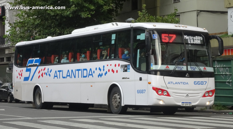 Agrale MT 17.0 LE - Saldivia Aires 2 325 - Atlántida
AF 099 VC

Línea 57 (Buenos Aires), interno 6687
