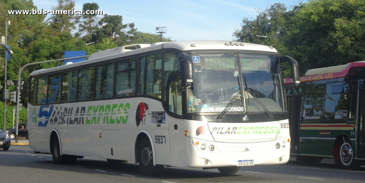 Agrale MT 17.0 LE - Saldivia Aries 2 325 - Atlántida , Pilar Express
AD 528 XR

Línea 57 (Buenos Aires), interno 6937
