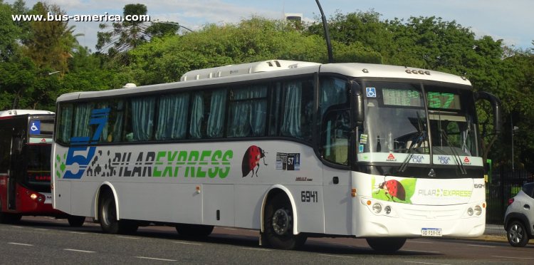 Agrale MT 17.0 LE - Saldivia Aries 2 325 - Atlántida , Pilar Express
AD 919 QE

Línea 57 (Buenos Aires), interno 6941
