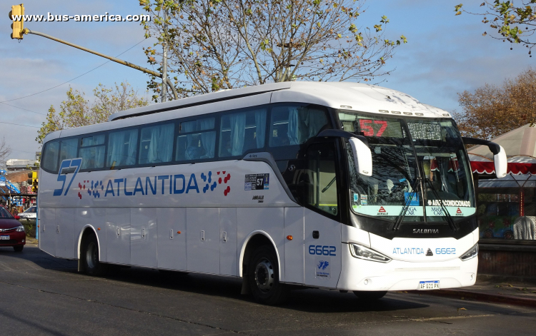 Agrale MT 17.0 SB - Saldivia Aries 365 1200 - Atlántida
AF 021 PX

Línea 57 (Buenos Aires), interno 6662
