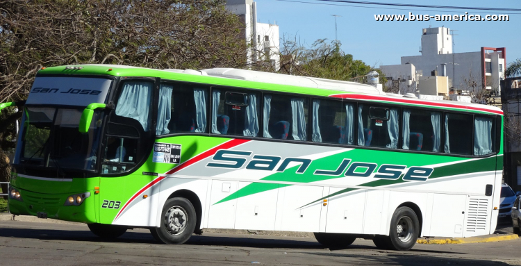 Mercedes-Benz O 500 M - Saldivia Aries 2 365 - San José
KXX 401

San José (Prov. Entre Ríos), interno 203
