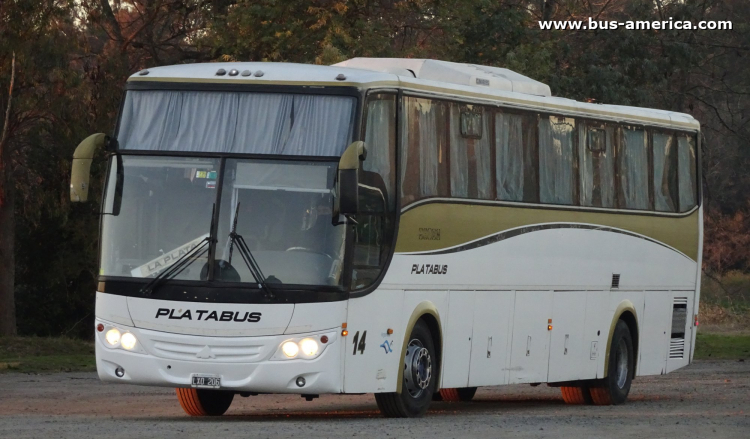 TATSA Puma D 12M - Saldivia Aries 2 365 - Platabus
LXO 206

Línea 241 (Prov. Buenos Aires), interno 14
