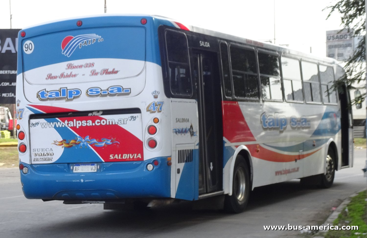 Volvo B290R - Saldivia Aries 2 - TALP
AF 021 WJ
[url=https://bus-america.com/galeria/displayimage.php?pid=53400]https://bus-america.com/galeria/displayimage.php?pid=53400[/url]
[url=https://bus-america.com/galeria/displayimage.php?pid=53401]https://bus-america.com/galeria/displayimage.php?pid=53401[/url]
[url=https://bus-america.com/galeria/displayimage.php?pid=53402]https://bus-america.com/galeria/displayimage.php?pid=53402[/url]
[url=https://bus-america.com/galeria/displayimage.php?pid=53403]https://bus-america.com/galeria/displayimage.php?pid=53403[/url]
[url=https://bus-america.com/galeria/displayimage.php?pid=53404]https://bus-america.com/galeria/displayimage.php?pid=53404[/url]
[url=https://bus-america.com/galeria/displayimage.php?pid=66663]https://bus-america.com/galeria/displayimage.php?pid=66663[/url]

Línea 338 (Buenos Aires), interno 47
