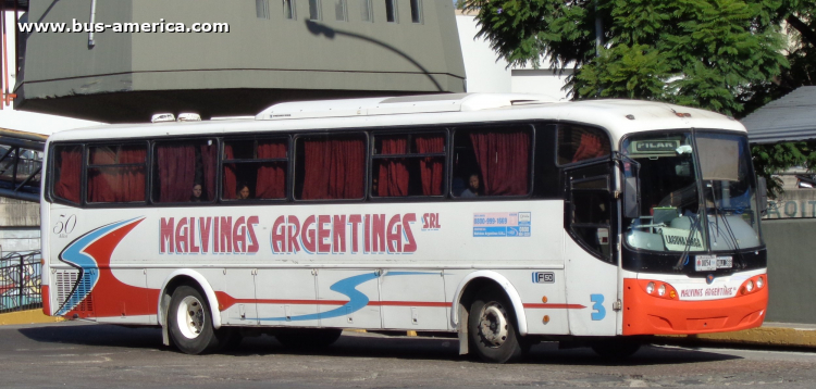 Mercedes-Benz O 500 M - Sudamericanas F-50 320- Malvinas Argentinas
HAJ 366

Malvinas Argentinas (Prov. Córdoba), patente provincial 0054, interno 3
