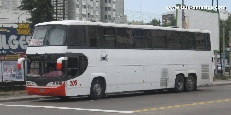 Scania K 113 - Imeca GTR reformado con componentes F 50 - Patri Pullman Atlántico
SIZ 367 - ex patente X.650090

Patri Pullman Atlántico (Prov. Buenos Aires), interno 205
