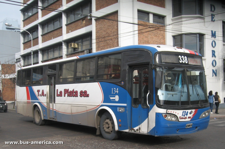 Volvo B 7 - Sudamericanas F-50 320 - TALP
FVE 331

Línea 338 (Buenos Aires), interno 134
