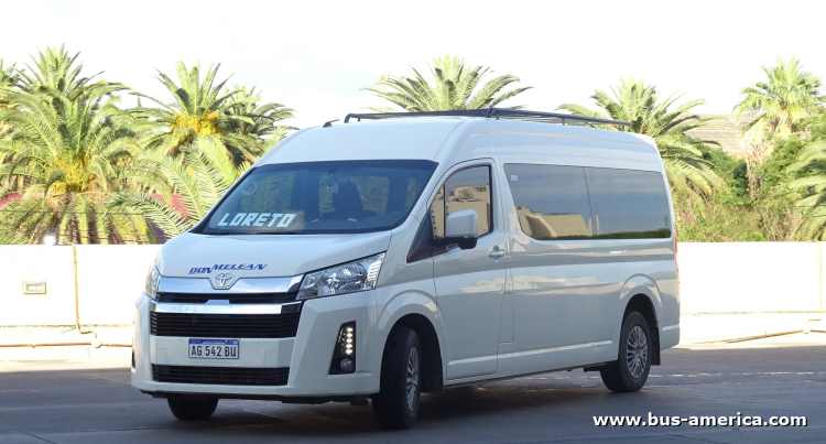Toyota Hiace Commuter 2.8 TDI 6AT 14A (en Argentina) - Don Melean
AG 542 BU

Don Melean (Prov.Sgo. del Estero)
