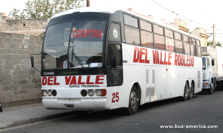 Scania K 113 - DIC Megadic 380 - Del Valle Robledo
TVE 778 - ex patente K.023675

Del Valle Robledo, interno 25
