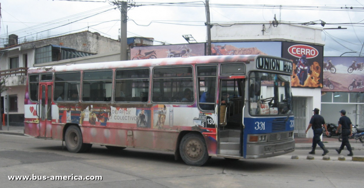 Mercedes-Benz OF 1315 - Eivar - Unión Bus
SXI 545

Línea "44 Viviendas" (S.S.Jujuy), interno 331
Ex línea 130 (Buenos Aires), interno 46
