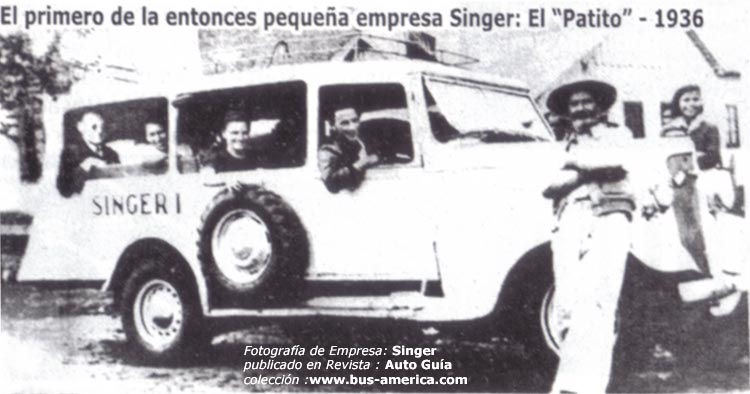 Chevrolet - Bertoldo Trenkel - Singer
Fotografía : Singer
Publicada en : revista Auto Guía
