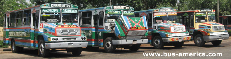 Mercedes-Benz L - Caraguatay
Caraguatay (Asunción), internos 4, 9 & 16
