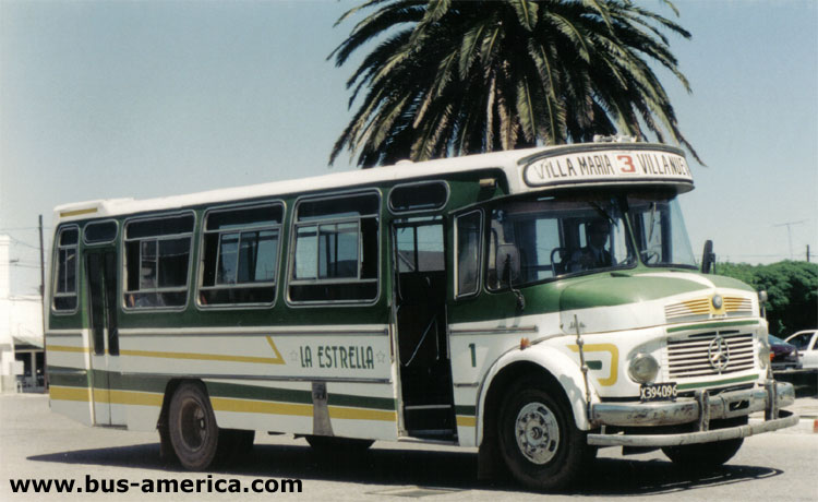 Mercedes Benz LO 1114 - Suyai - La Estrella
X.394096
http://galeria.bus-america.com/displayimage.php?pos=16561

Para conocer la historía de esta carrocería visite :
http://www.bus-america.com/ARcarrocerias/Suyai/Suyai-historia.htm
