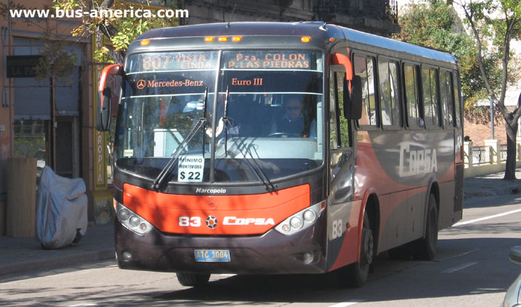 Mercedes-Benz O 500 R - Marcopolo Ideale 770 (en Uruguay) - COPSA
ATC1001
