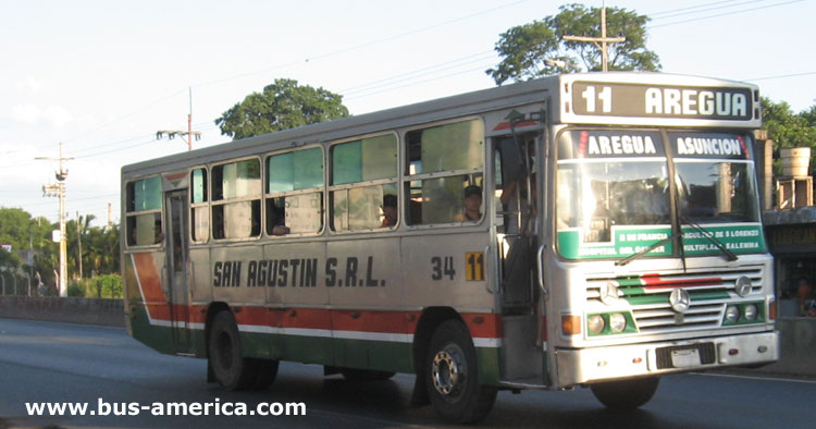 Mercedes-Benz OF - Busscar Urbanus (en Paraguay) - San Agust�n

