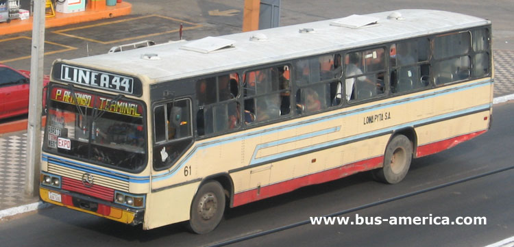 Mercedes-Benz OF - Marcopolo Torino G IV (en Paraguay) - Loma Pyta
