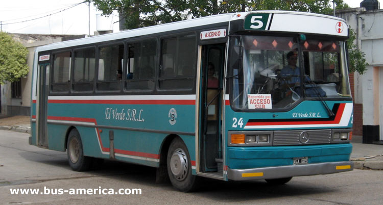Mercedes-Benz OH 1314 - Bus - El Verde
B.2276984 - VCX 685

Línea 5 (Gualeguaychú), interno 24

