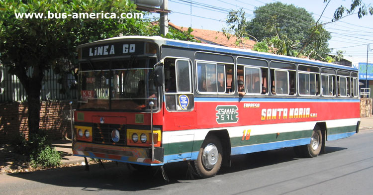 Mercedes-Benz - Marcopolo Veneza II (en Paraguay) - Santa Maria
