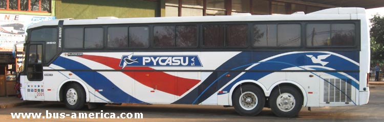 Scania K 113 - Busscar El Buss 360 (en Paraguay) - Pycasu
Pycasu, unidad 2001
