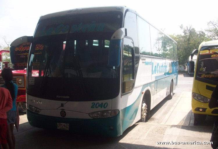 Volvo B - Marcopolo Andare Class (en Colombia) - La Costeña
UYS-962

La Costeña, unidad 2040
