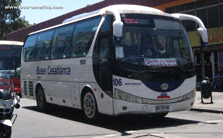 Yutong ZK6831HE (en Chile) - Buses Casablanca
DBXS69
