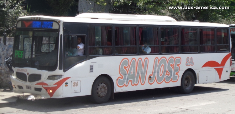 Armar MA 15.0 - Armar Medea - San Jose
JJY892

Línea 15 (Jujuy) , interno 26
