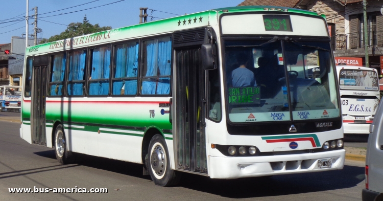Agrale MA 15.0 - Nuovobus - Exp. Pque. El Lucero
MWD503

Línea 391 (Prov. Buenos Aires), interno 75
